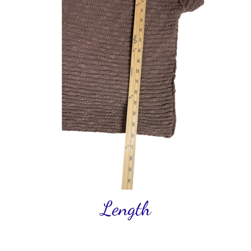Free People Textured Knit Slouchy Sweater Size Small - Picture 7 of 8